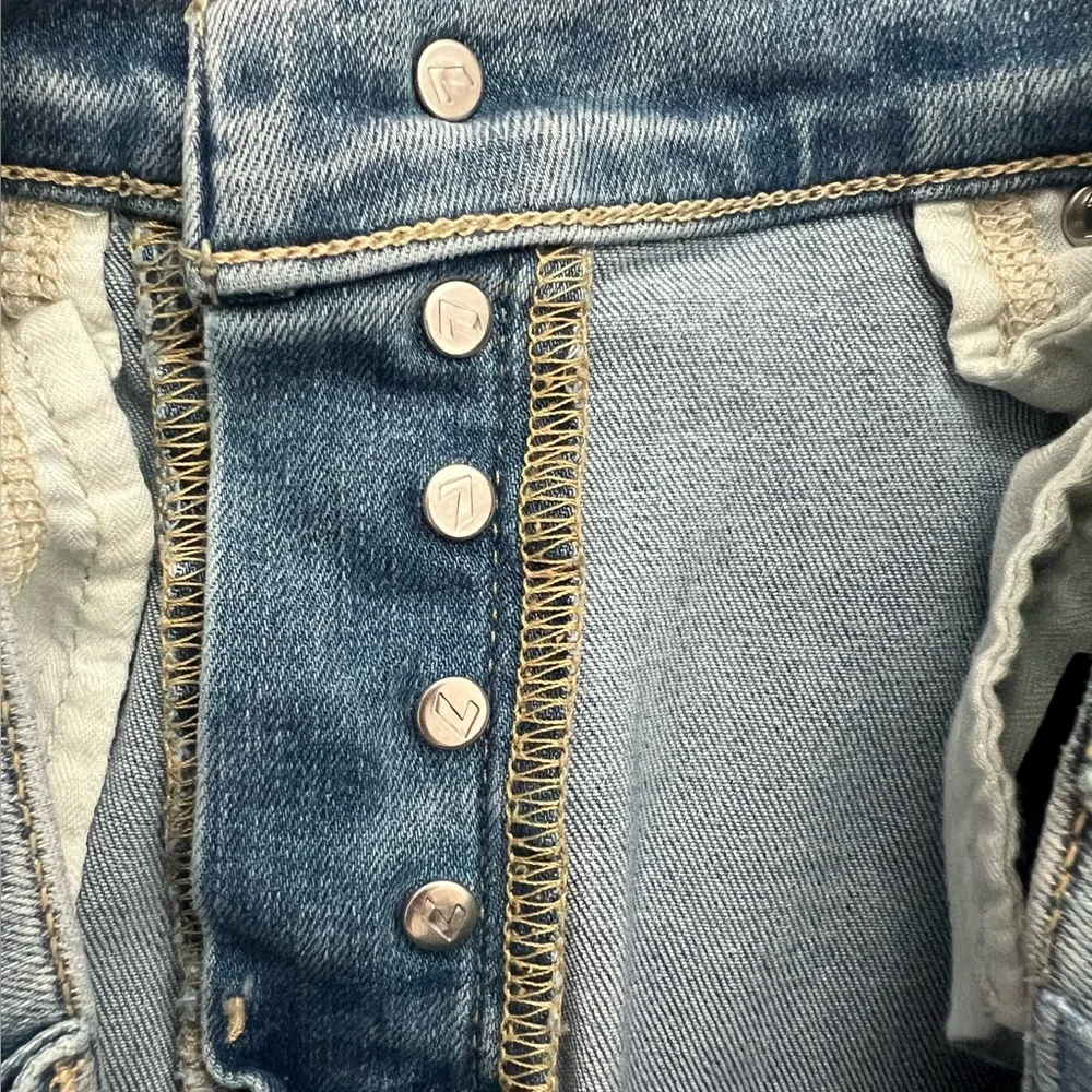 7 For All Mankind Skinny Jeans Women Size 23‎ Light Blue Denim (0647) - Picture 11 of 15